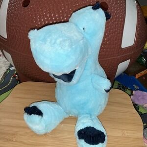 Giggle Scape Target Teal Blue T-Rex Dinosaur Dino Soft Plush Stuffed Toy 16" EUC